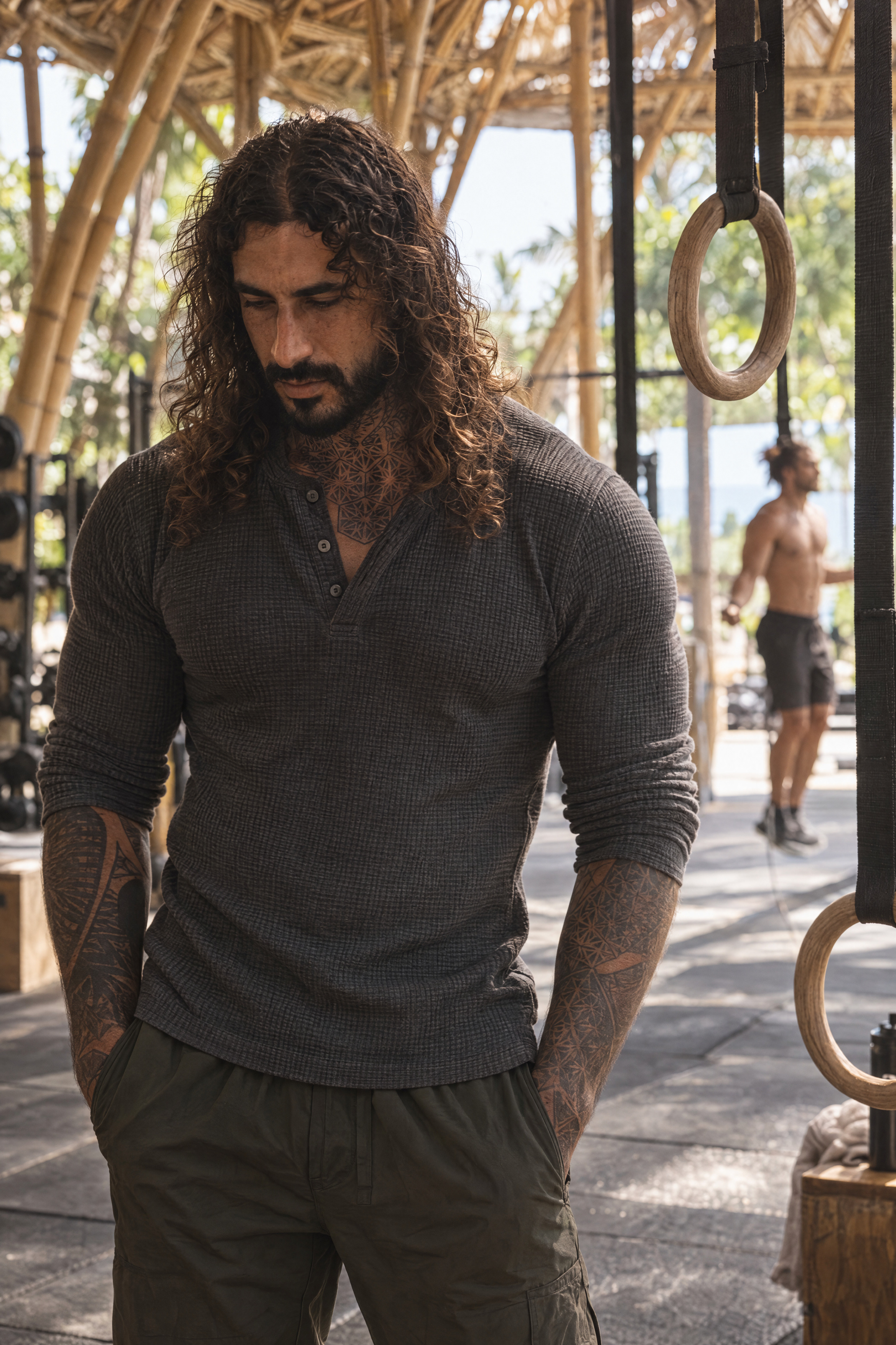 Christian Gallo Delgado — Bali 01 Uluwatu Bamboo Gym Clothed Rings